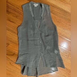 Grey Helmut Lang blouse